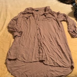 Button up shirt dress